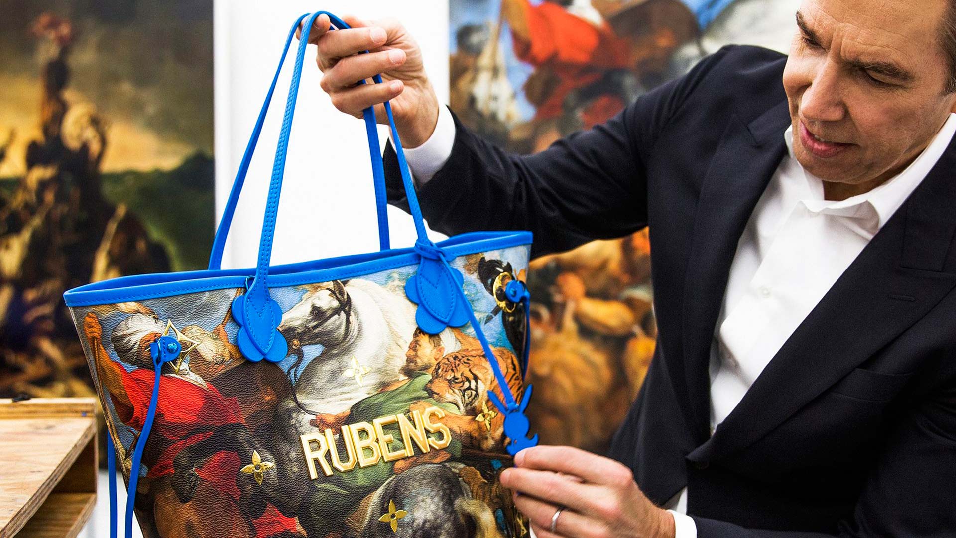 Jeff Koons : quand le tableau de maître devient un sac Louis Vuitton - Le  Parisien